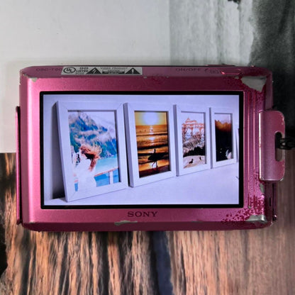 Sony Pink and Red Cameras-and-accessories