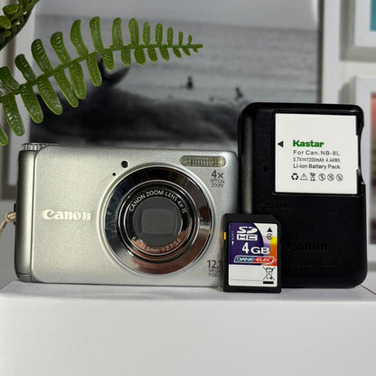 Canon Silver and Grey Cameras-and-accessories